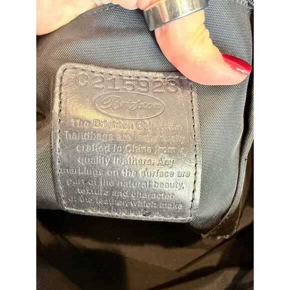 Brighton Vintage Tapestry Dog Tote with Leather Handles & Heart Charm Accents - Picture 4 of 11